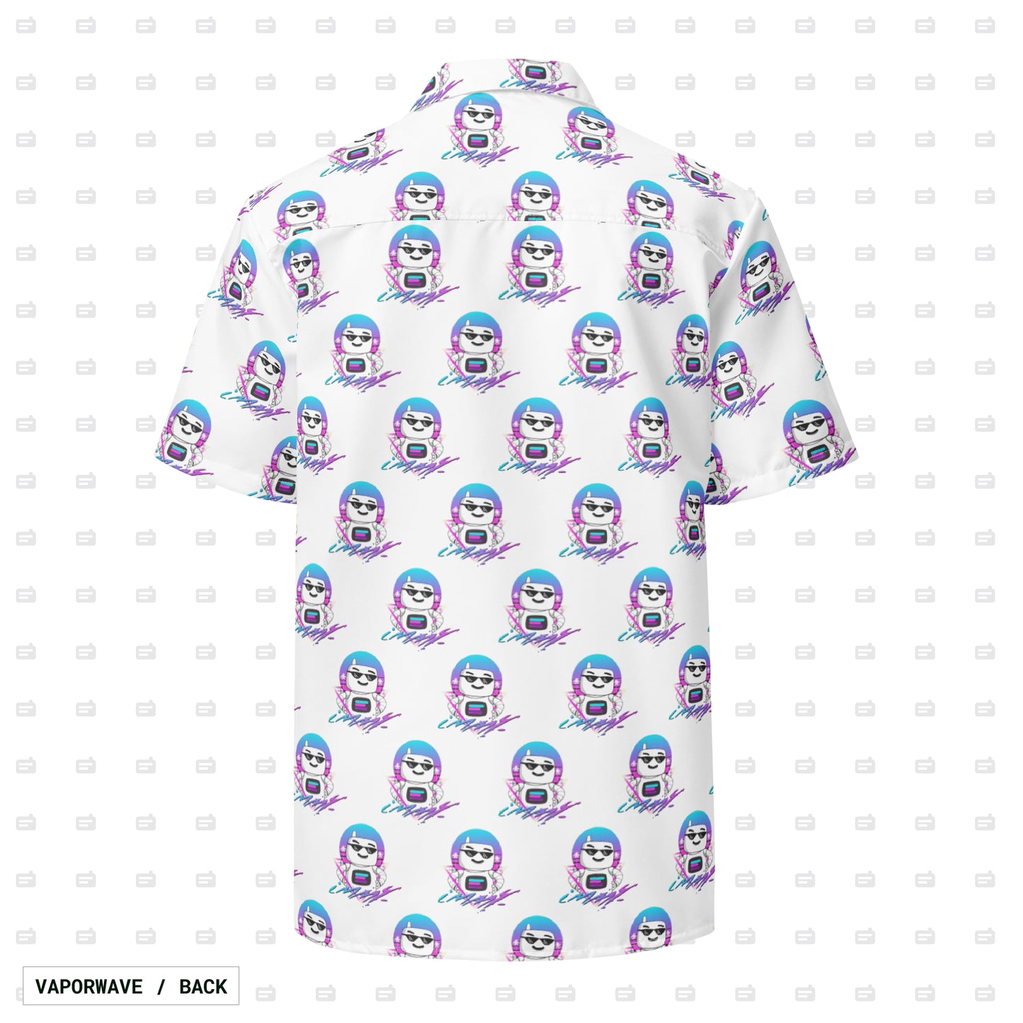 ImmyBot Vaporwave Button Down